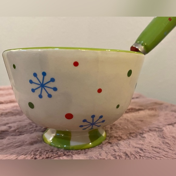 ⛄️❤️Christmas dip bowl with spreader • NWOT - Picture 4 of 8